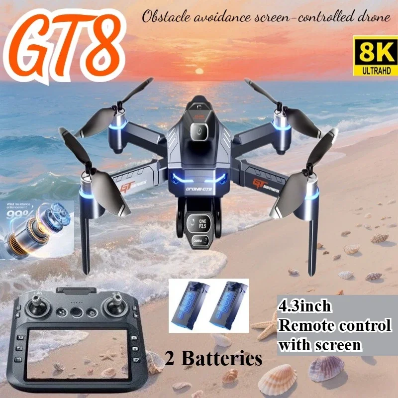 الطائرة بدون طيار 4K HD GT8 كا - مراجعة Drone Thermal Imaging وسعره