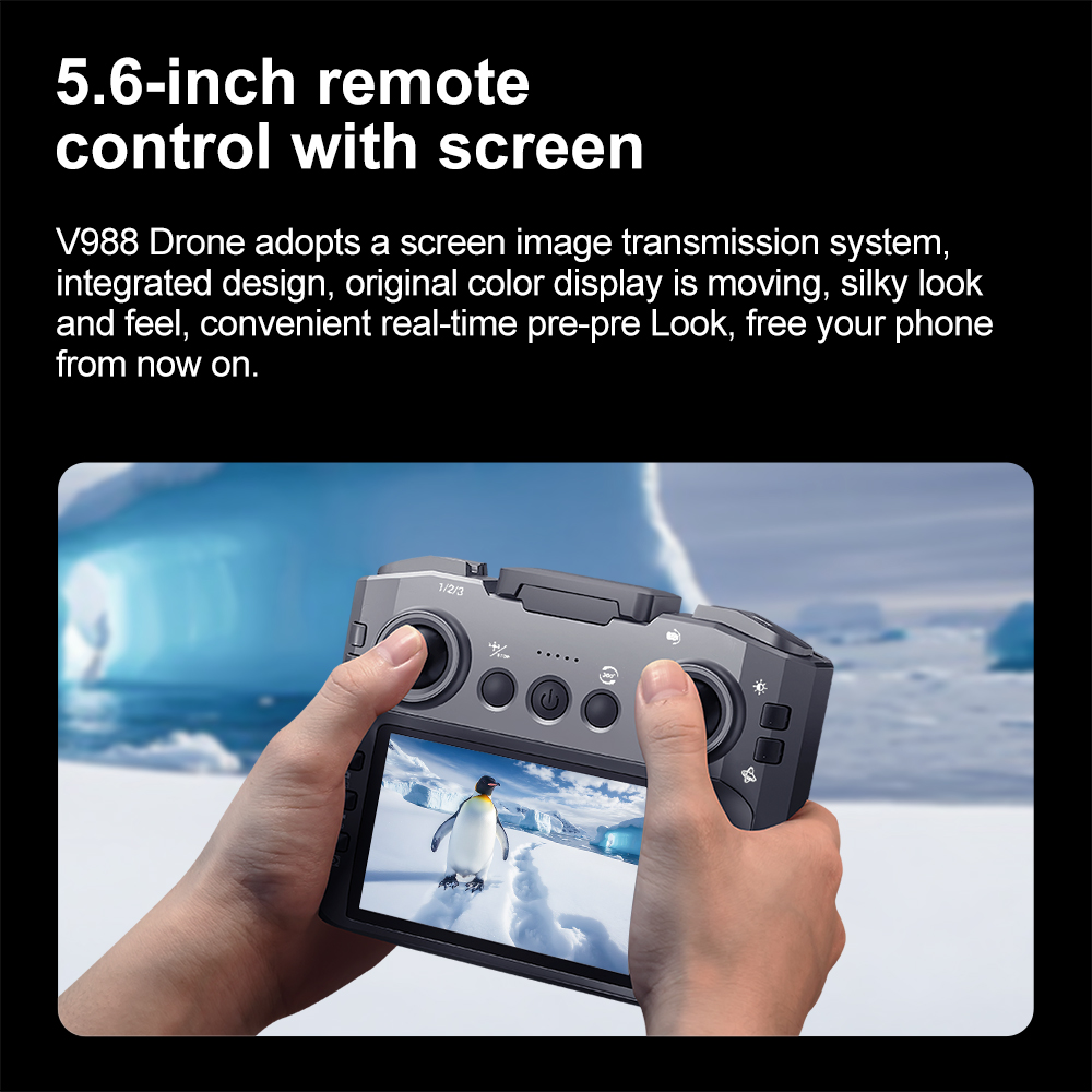 براند+ V988 8K درون احترافي بد - مراجعة Drone Thermal Imaging وسعره
